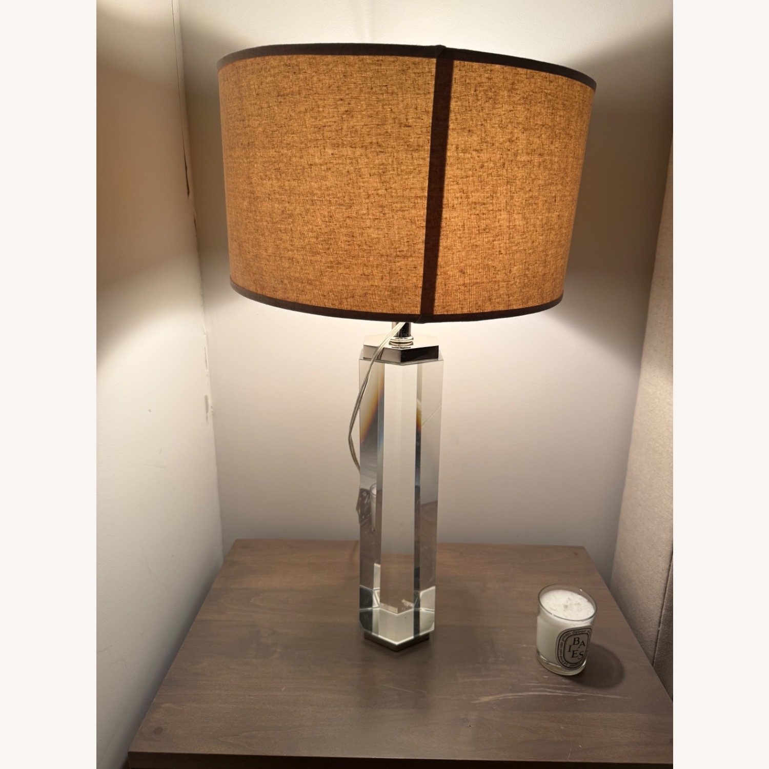 Restoration Hardware Table Lamps With Crystal Base - image-1