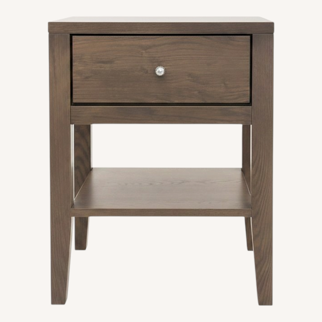 Image of Room & Board Calvin Wood Bed Side Tables