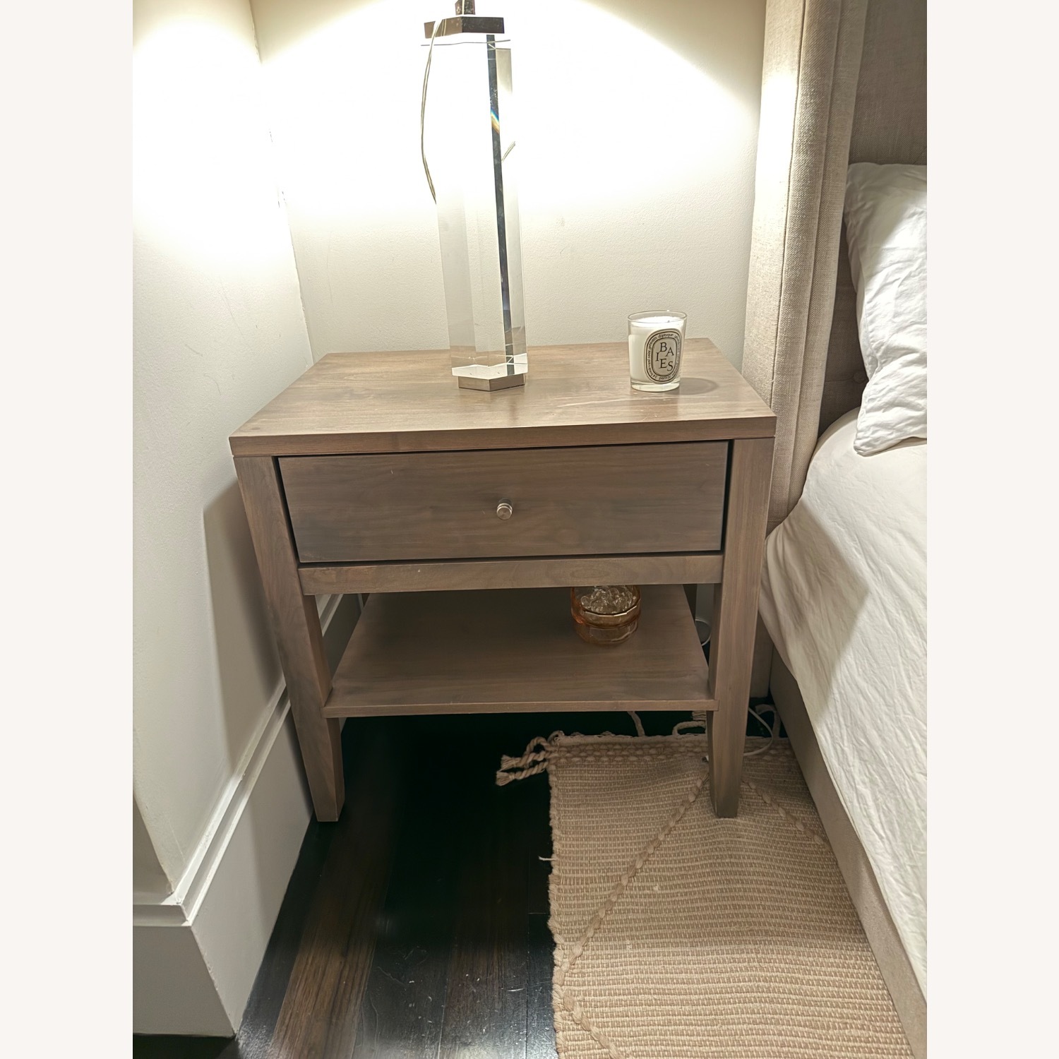 Room & Board Calvin Wood Bed Side Tables - image-1