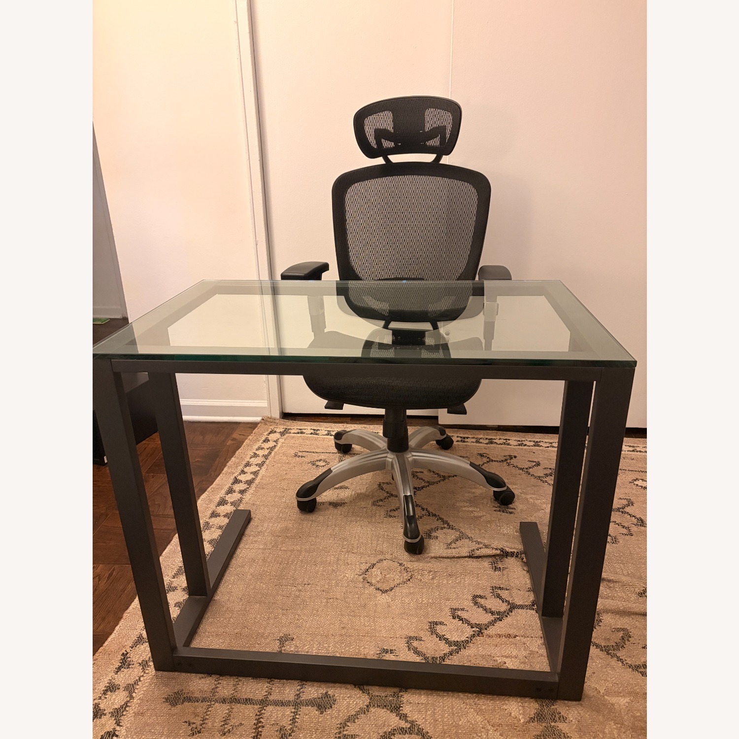 Black Metal Desk - image-1