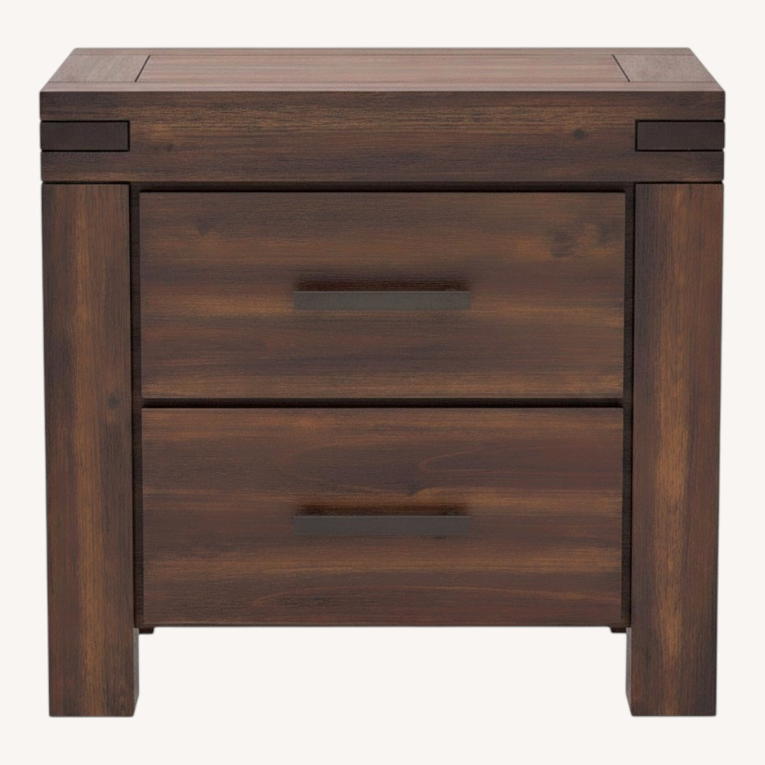 Summit Solid Dark Wood Nightstand - image-0