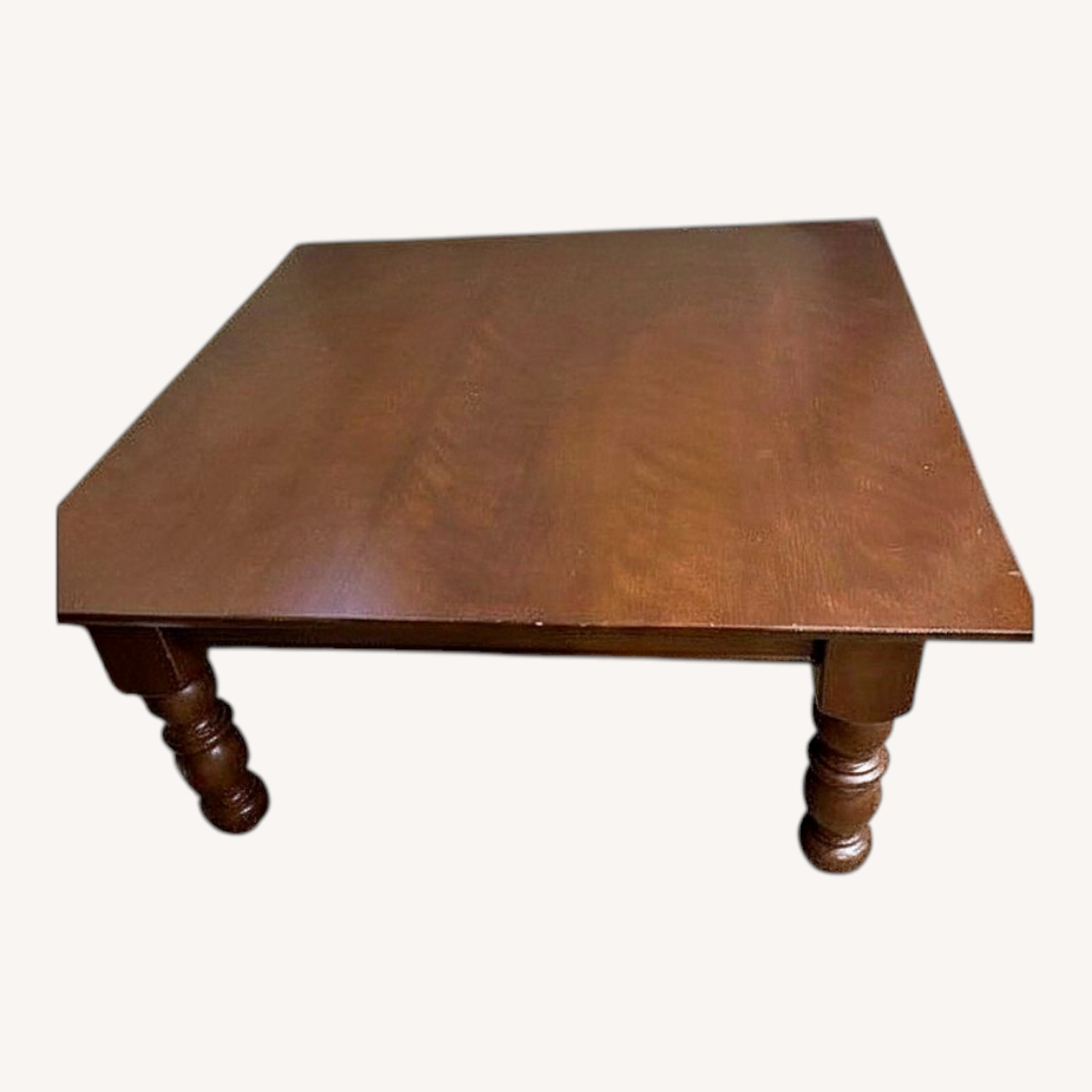 Pottery Barn Francisco Mahogany Brown Coffee Table - image-0