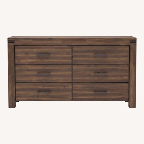 Used Summit Solid Dark Wood Dresser for sale on AptDeco