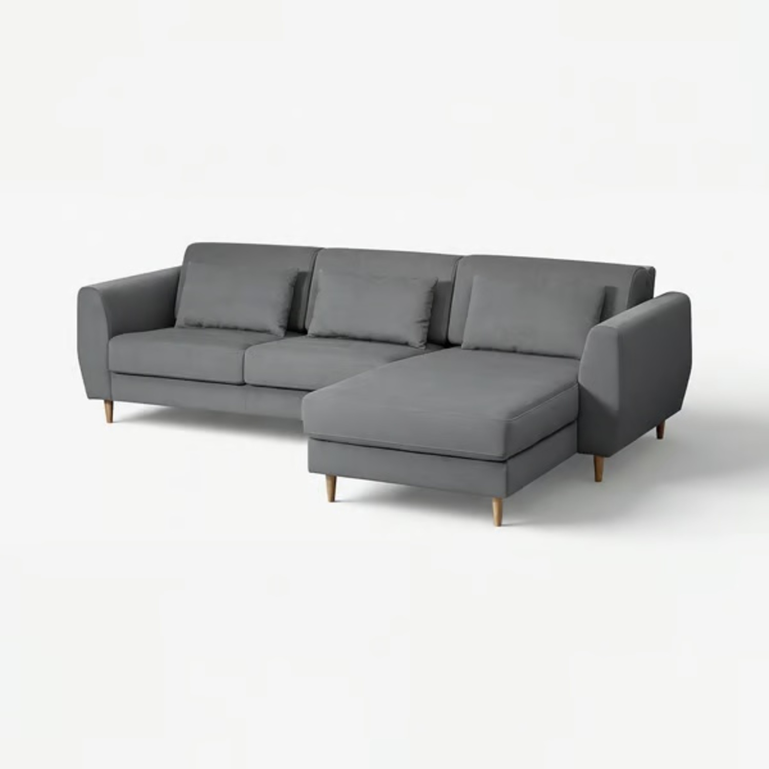 IKEA Light Gray Fabric Sofa - image-4