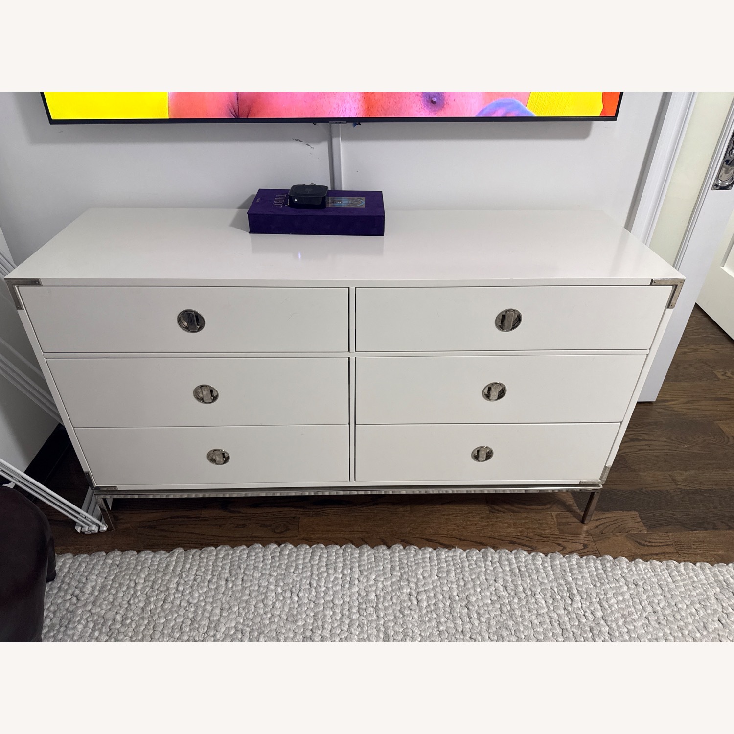 White Lacquer Dresser - image-1