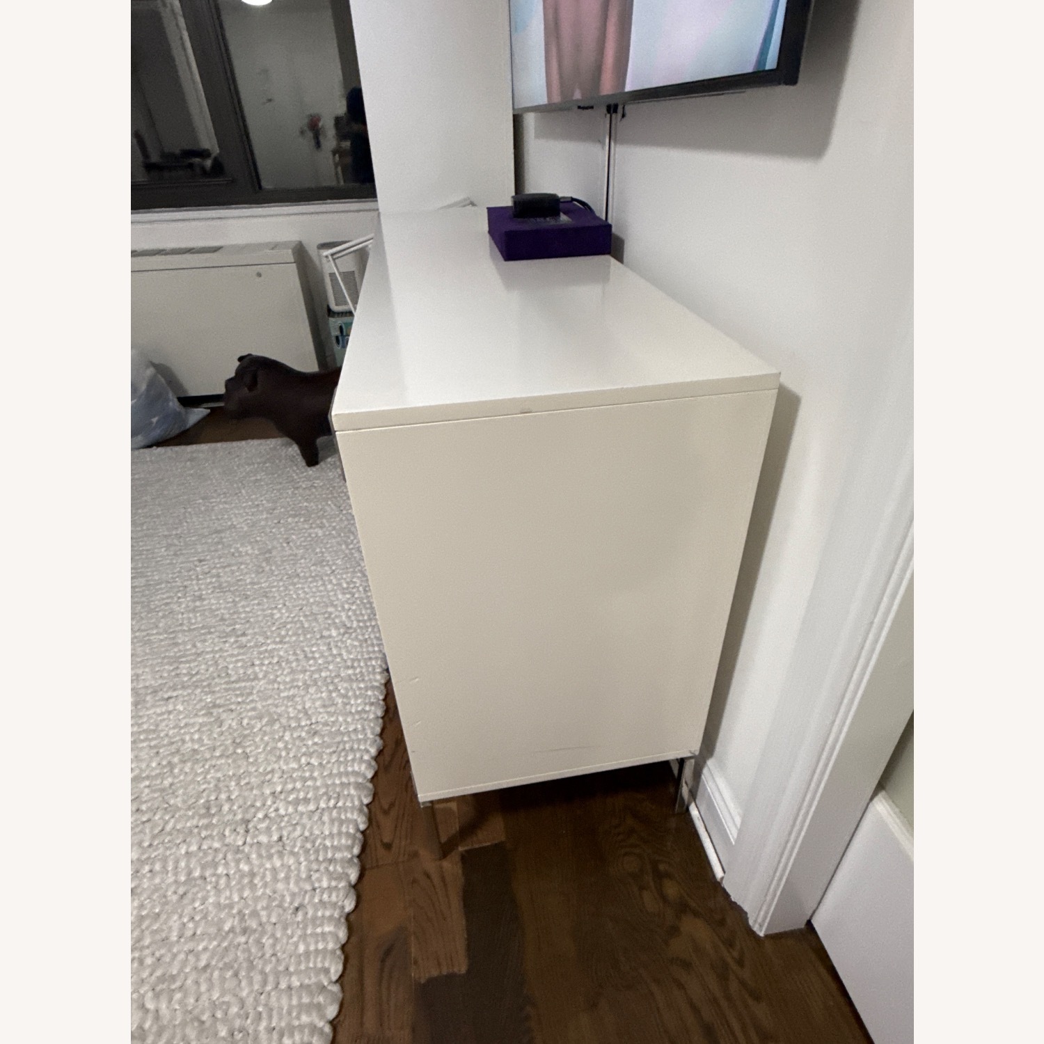 White Lacquer Dresser - image-2