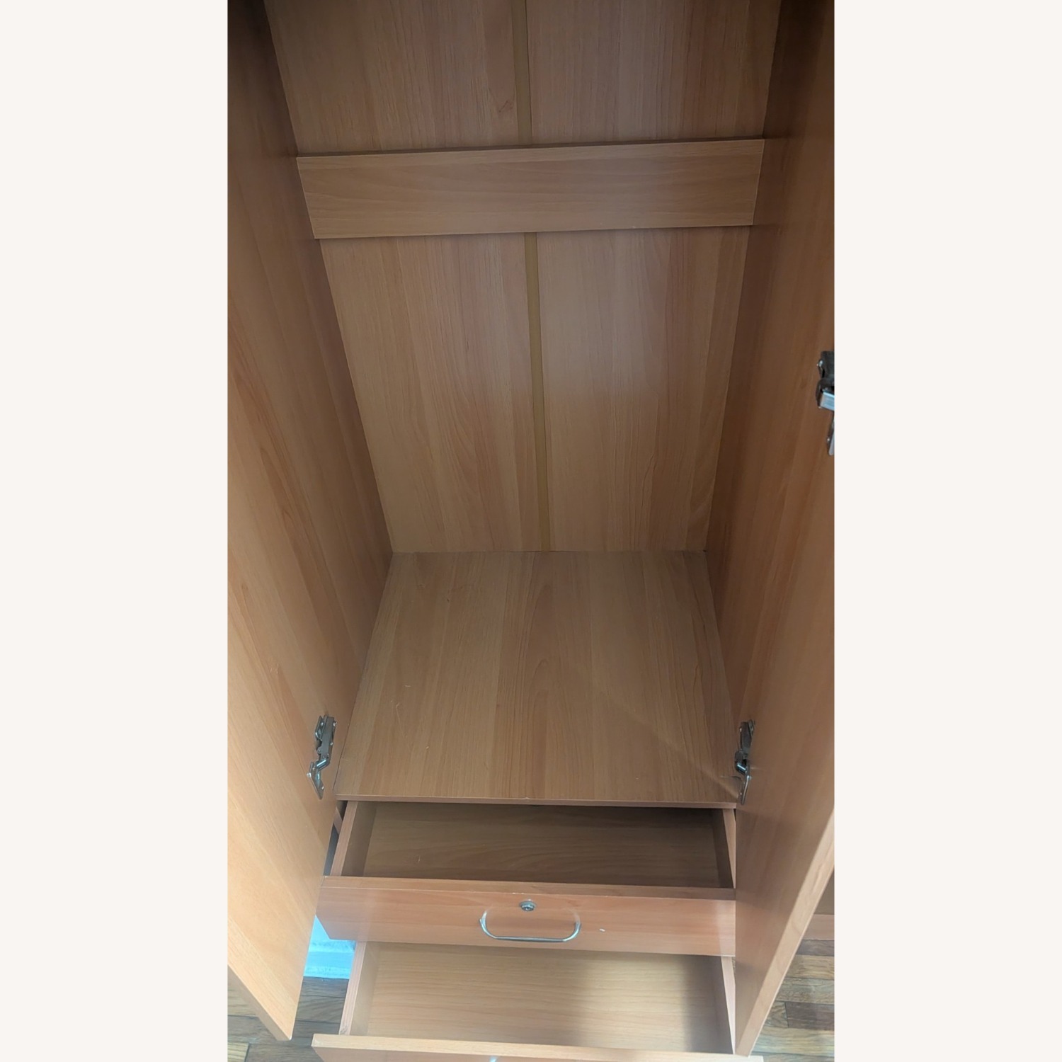 Light Brown Wardrobe Closet - image-5