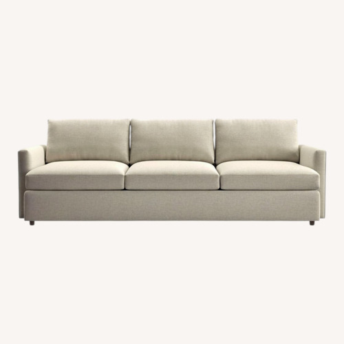 Used Crate & Barrel Beige Performance Fabric 3-Piece Modular Sofa for sale on AptDeco