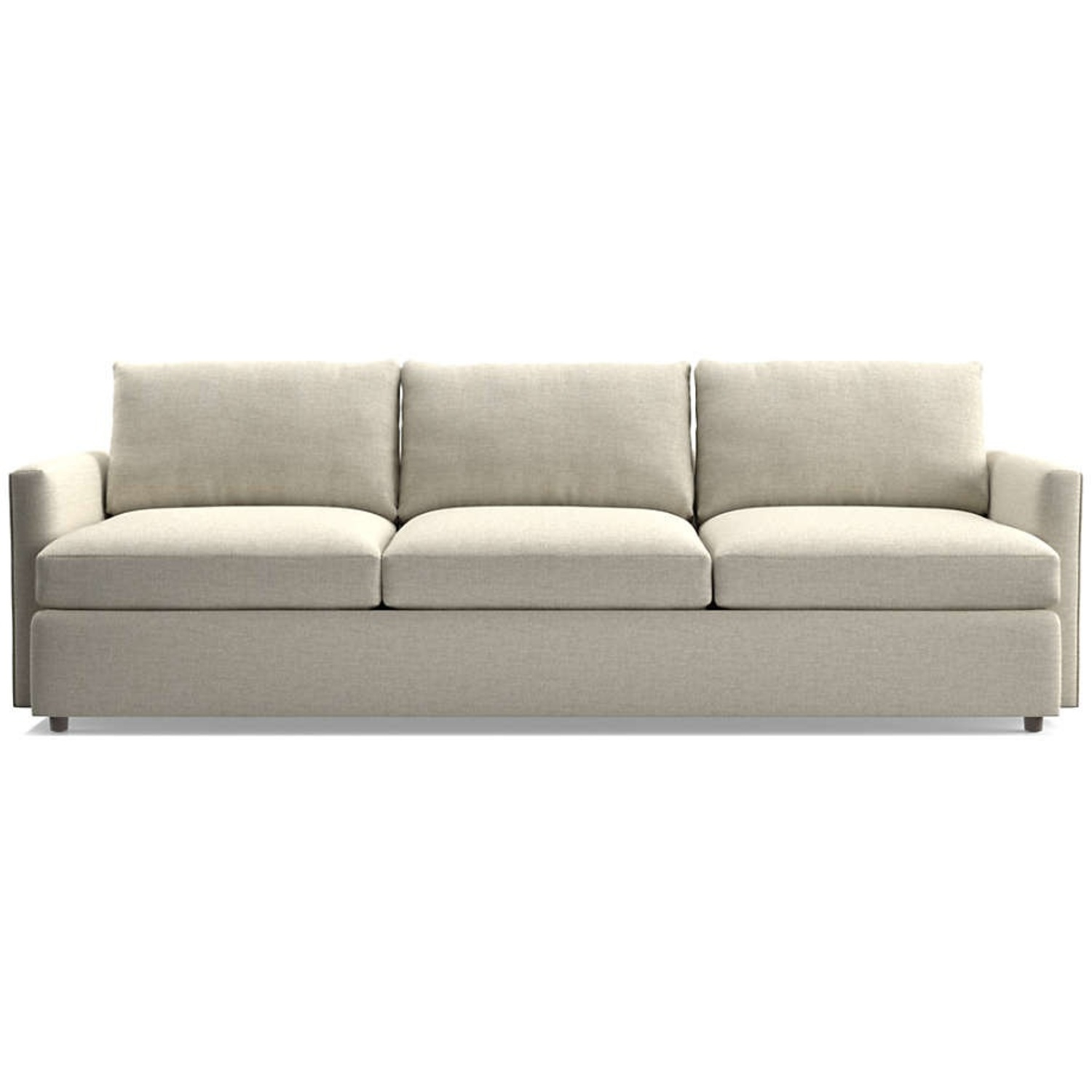 Crate & Barrel Beige Performance Fabric 3-Piece Modular Sofa - image-4