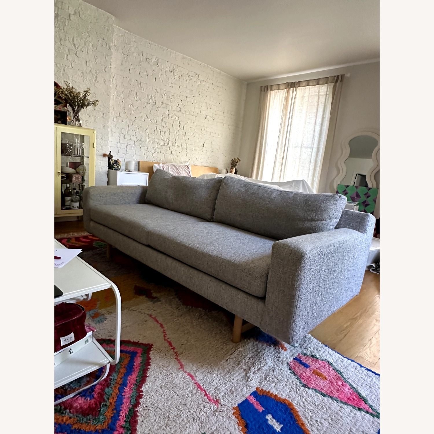West Elm Eddy Gray Sofa - image-2