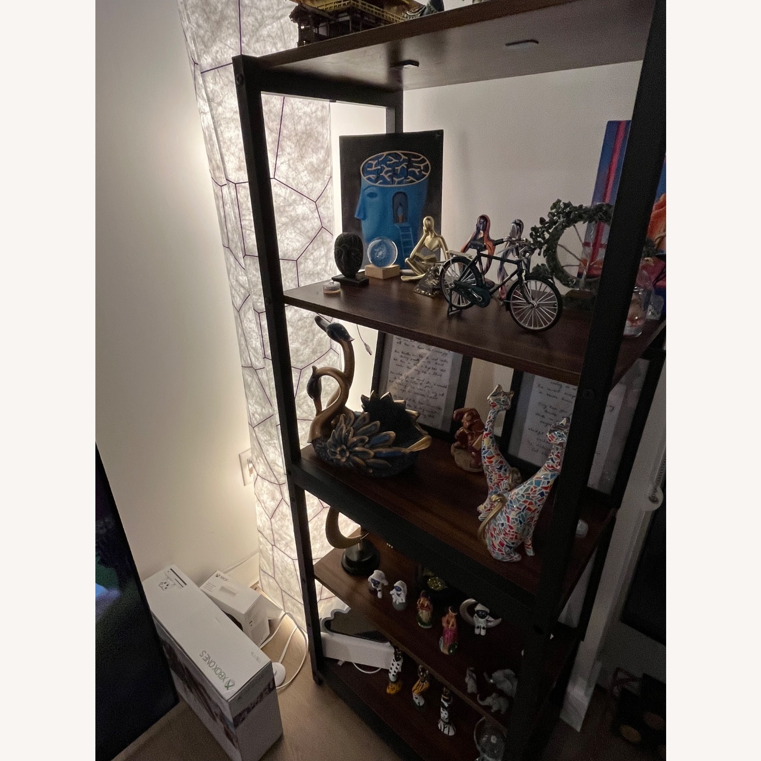 Dark Brown Well Maintained Bookshelf - image-3