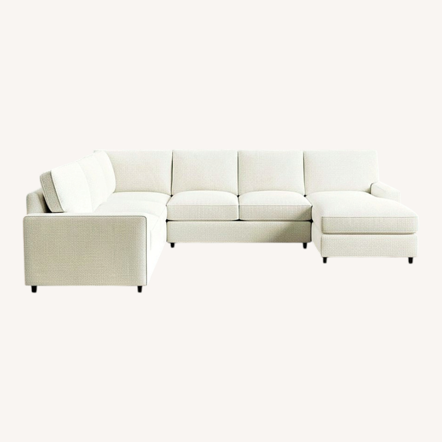 Pottery Barn White PB Comfort Square 3+ Piece Sectional - image-0