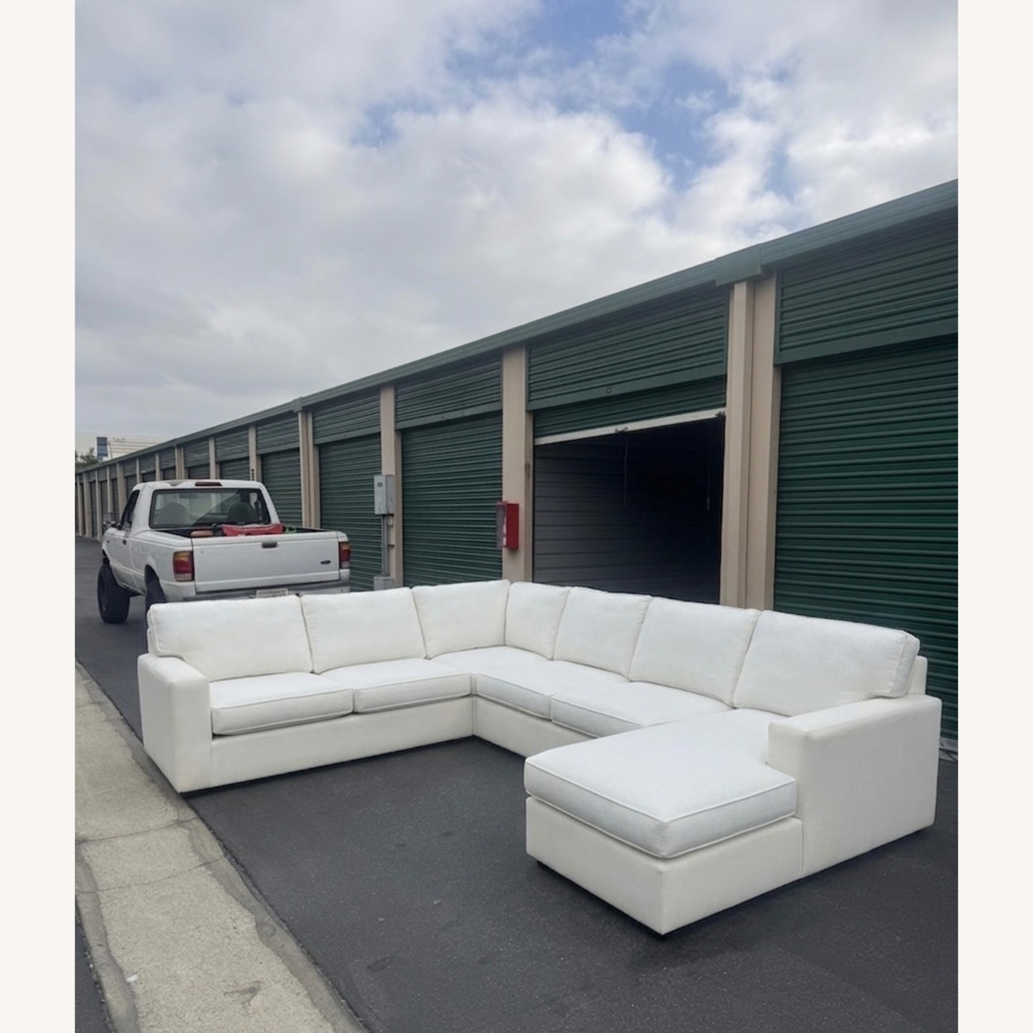 Pottery Barn White PB Comfort Square 3+ Piece Sectional - image-2