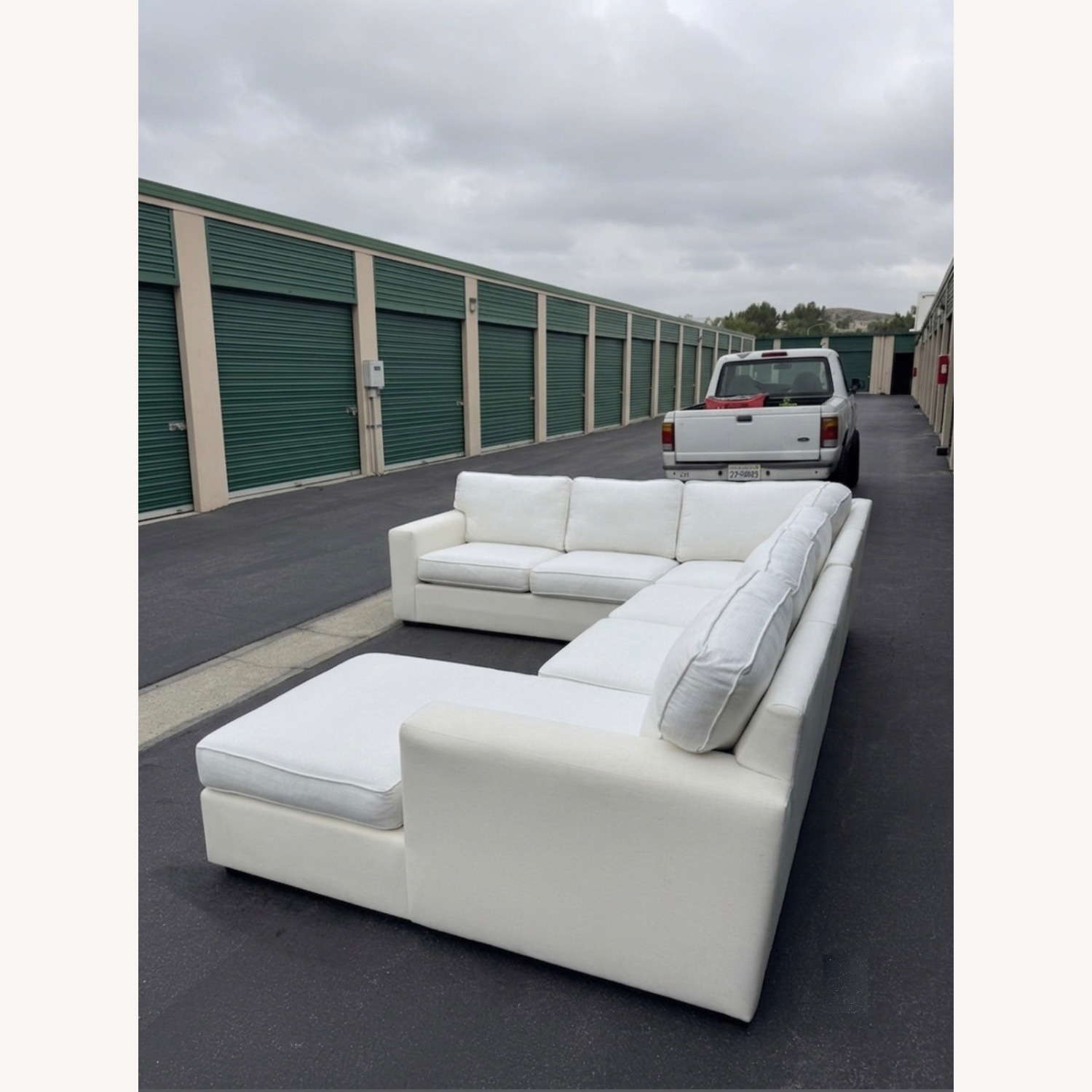Pottery Barn White PB Comfort Square 3+ Piece Sectional - image-3