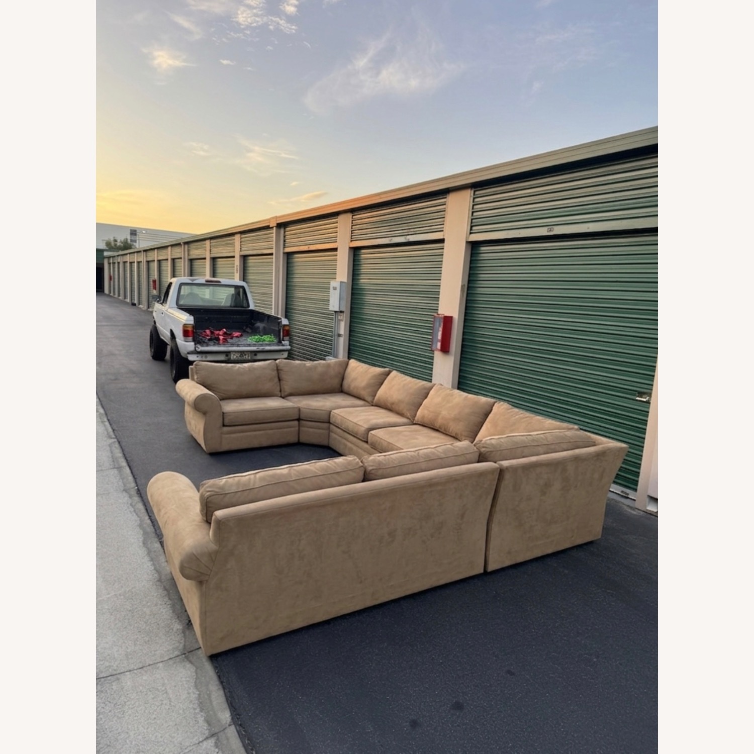 Pottery Barn Big Sur Roll Arm 3+ Piece Sectional - image-3