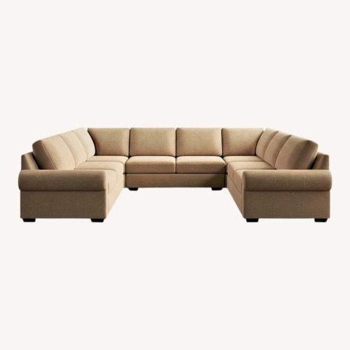 Used Pottery Barn Big Sur Roll Arm 3+ Piece Sectional for sale on AptDeco