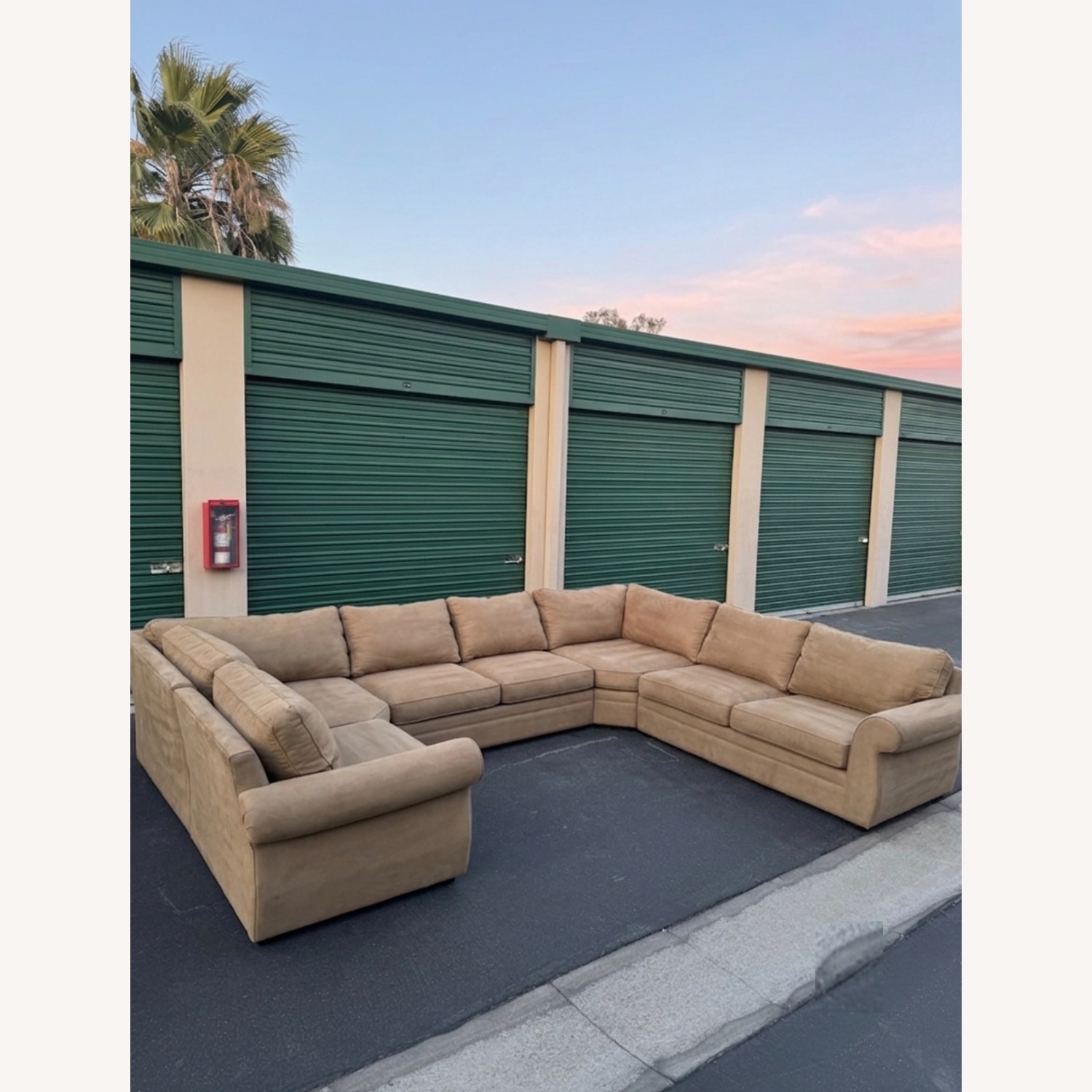 Pottery Barn Big Sur Roll Arm 3+ Piece Sectional - image-4