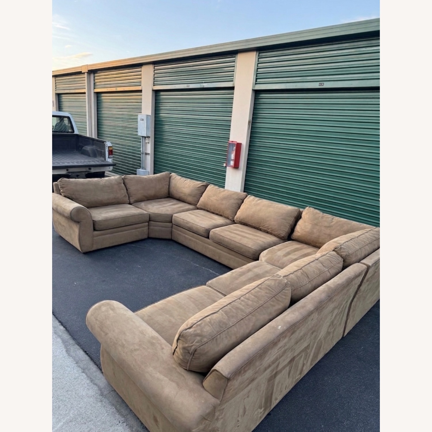Pottery Barn Big Sur Roll Arm 3+ Piece Sectional - image-6