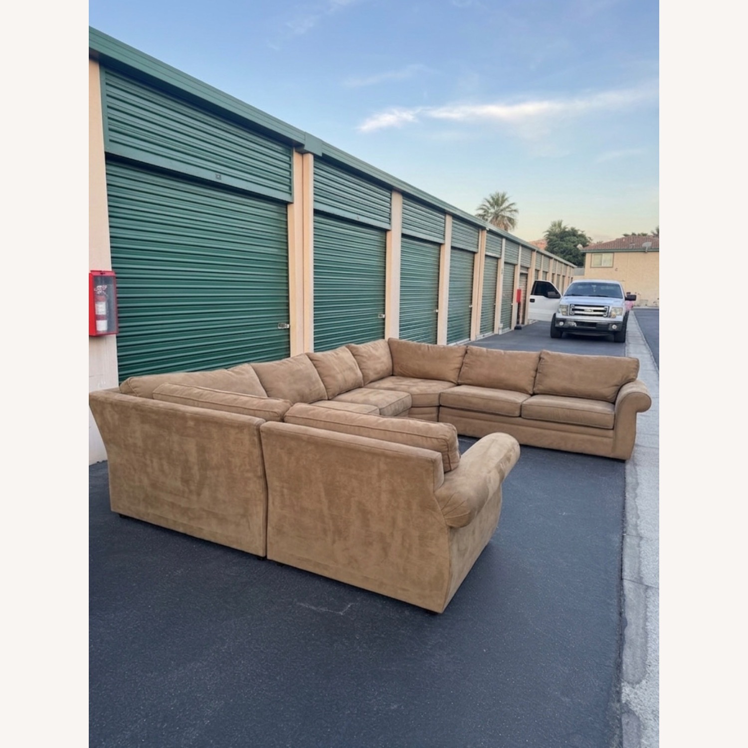 Pottery Barn Big Sur Roll Arm 3+ Piece Sectional - image-5