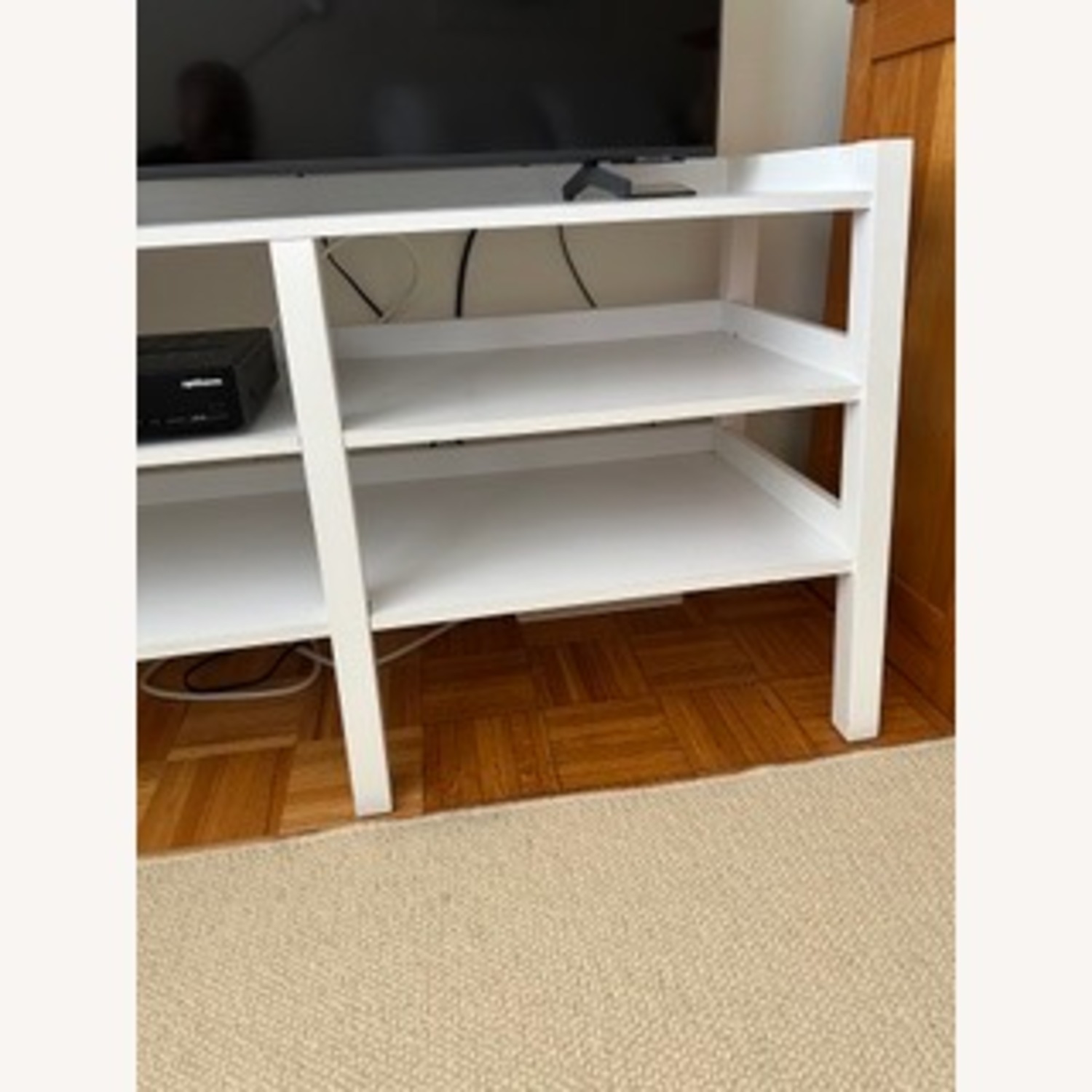Container Store White Media Stand - image-5