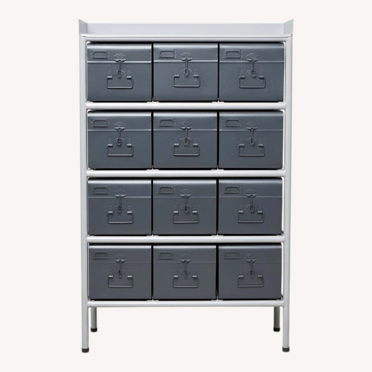 Large Industrial 12-Drawer Furniture - image-0