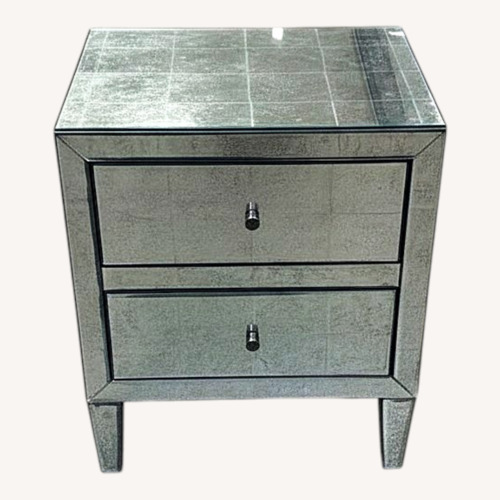 Used Beaumont Mirrored 2-Drawer Nightstand for sale on AptDeco