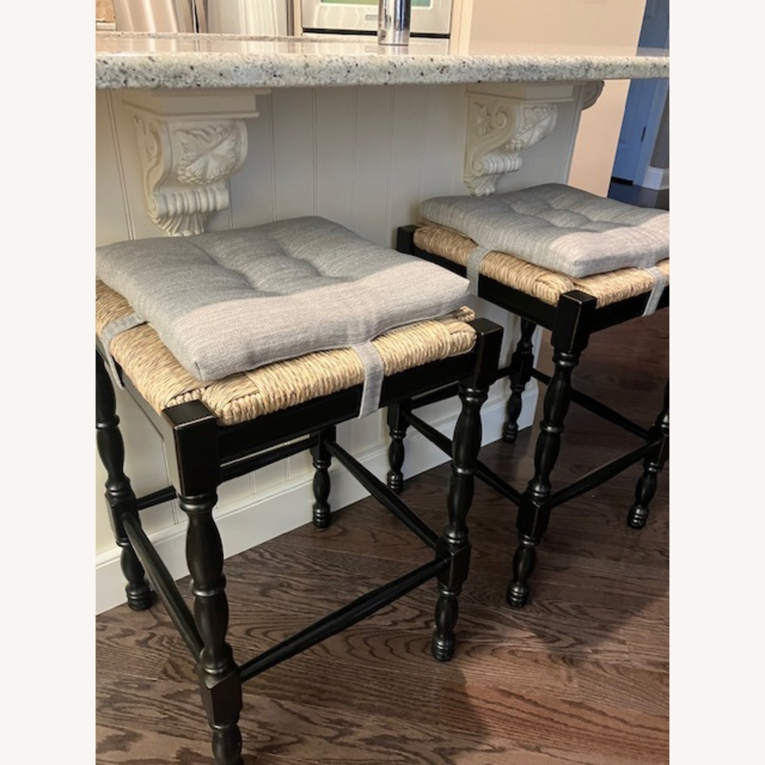 Oscar Huber Black/Natural All Wood Dining Set - image-4