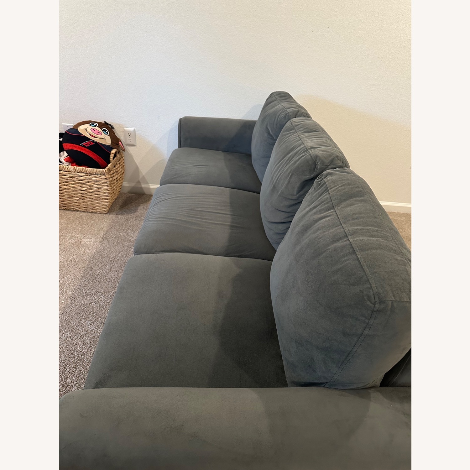 Wayfair Dark Gray 3+ Seater Sofa - image-2