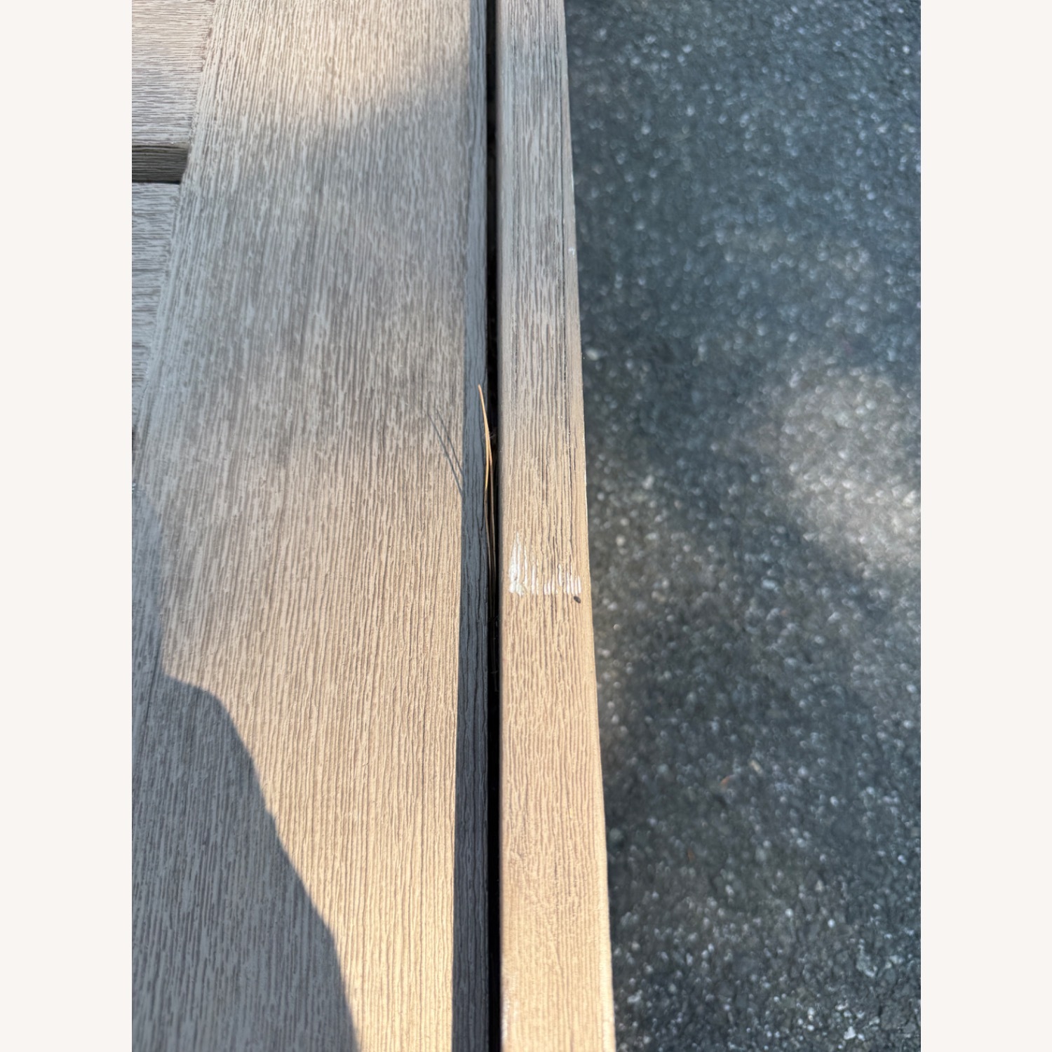 Restoration Hardware Belvedere Double Chaise Lounge Weathered Teak - image-5