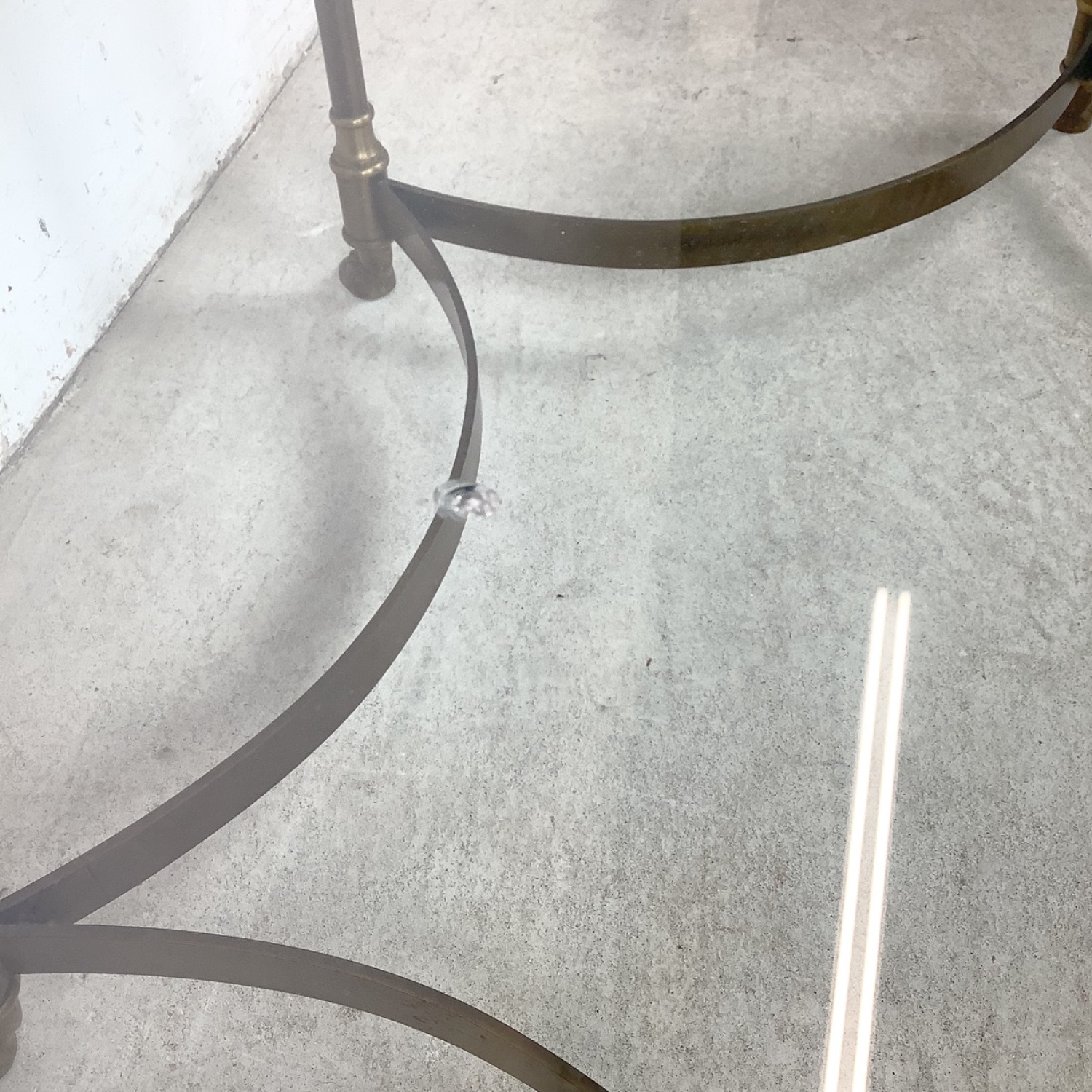 Vintage Brass Coffee Table after La Barge - image-14