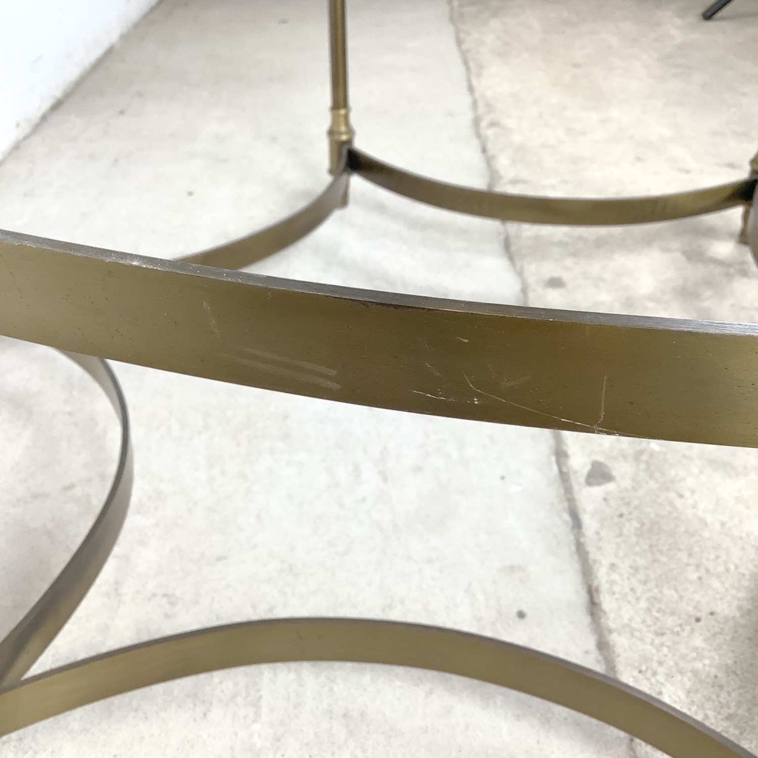 Vintage Brass Coffee Table after La Barge - image-18