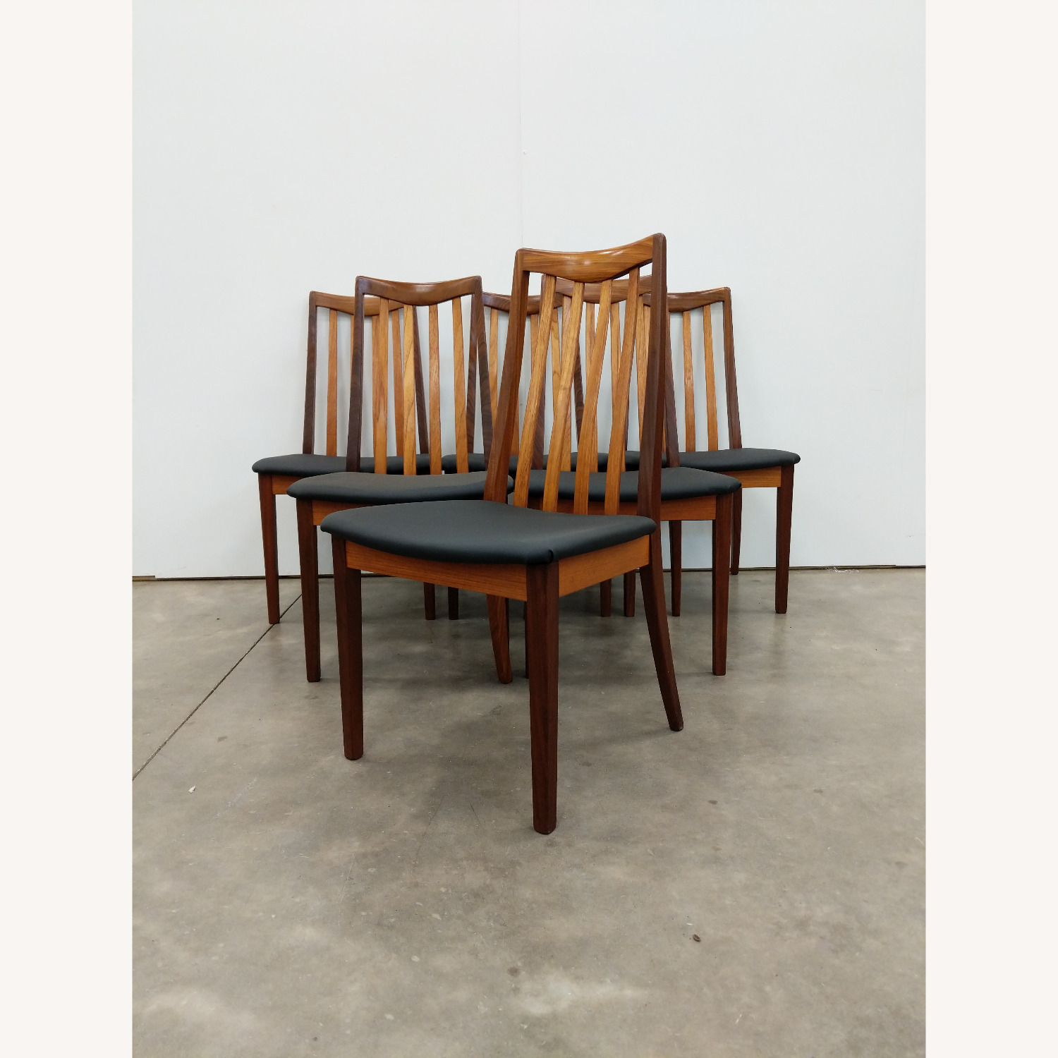6 Vintage Mid Century Modern Dining Chairs G Plan - image-1