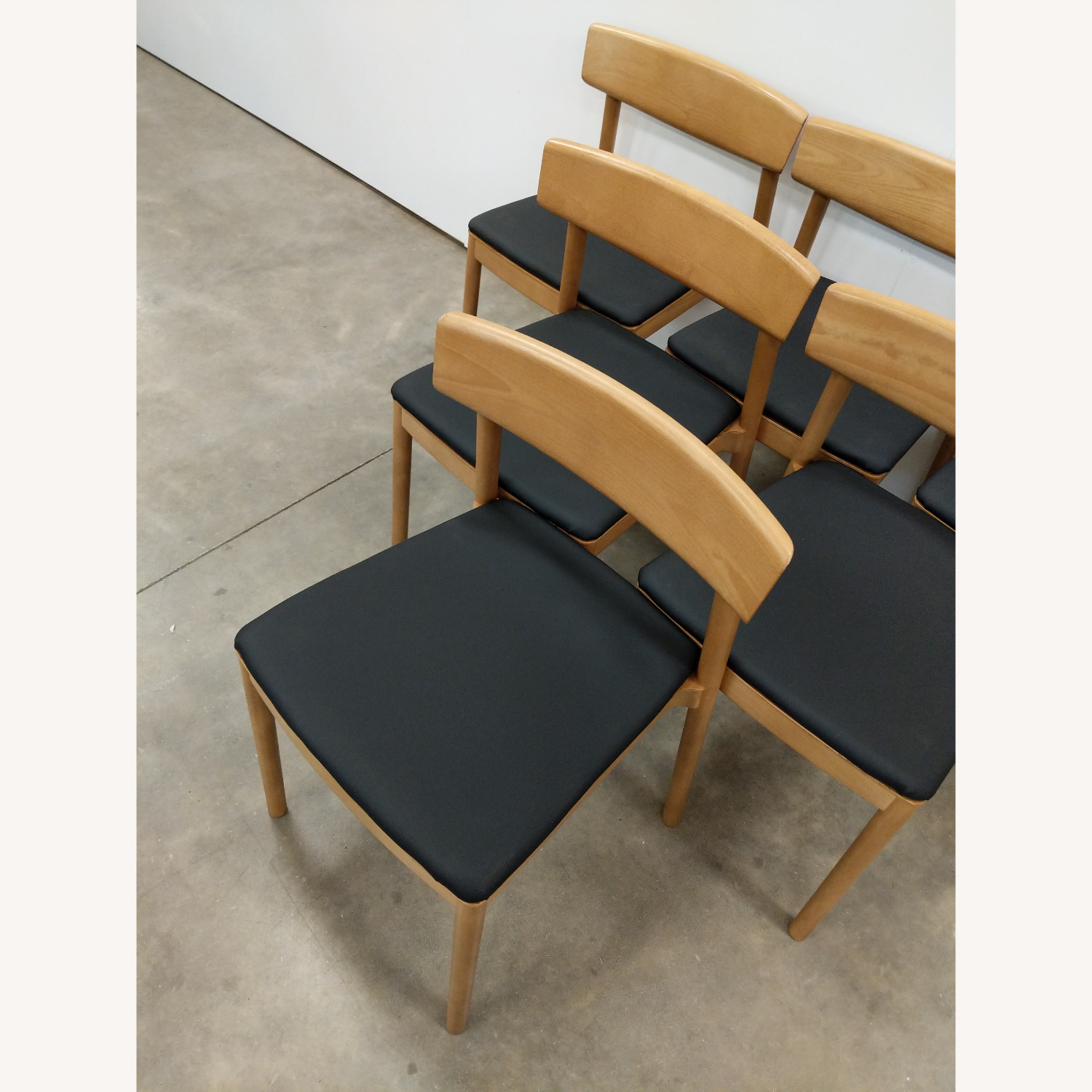 Set of 6 Beech Dining Chairs by Andreu World - image-10