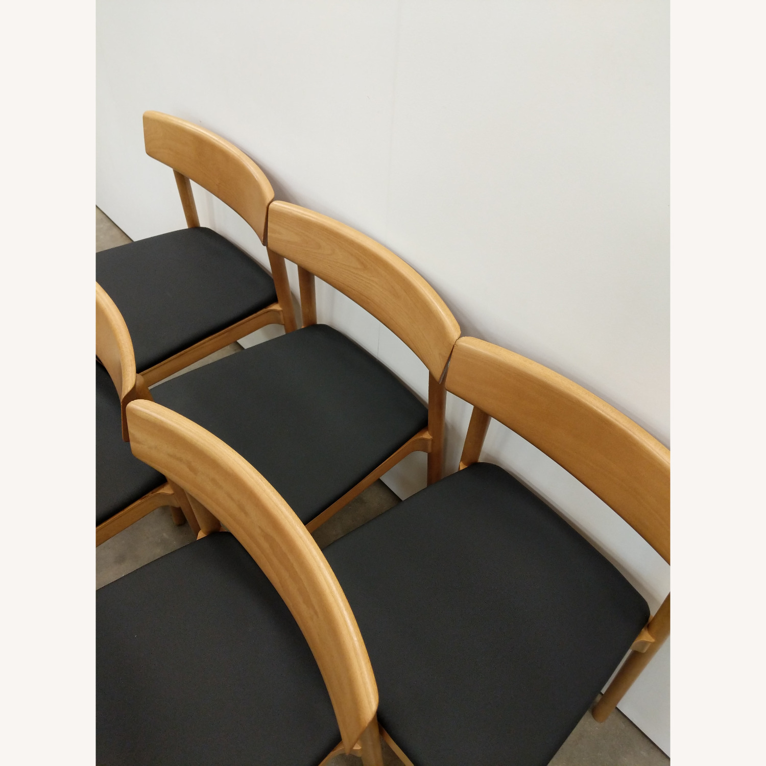 Set of 6 Beech Dining Chairs by Andreu World - image-8