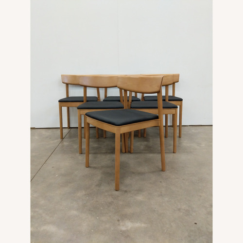 Used Set of 6 Beech Dining Chairs by Andreu World for sale on AptDeco