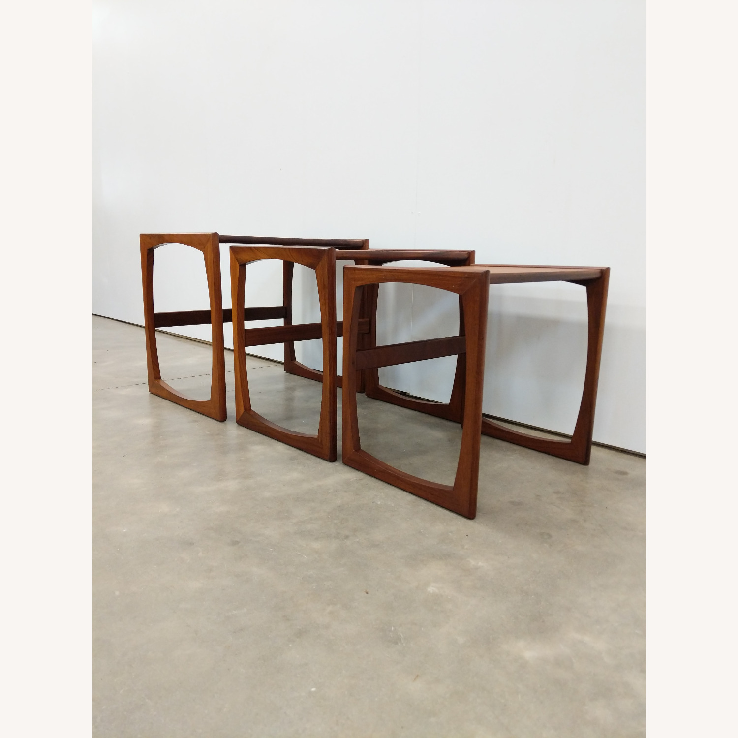 Vintage Mid Century G Plan Teak Nesting Tables - image-3