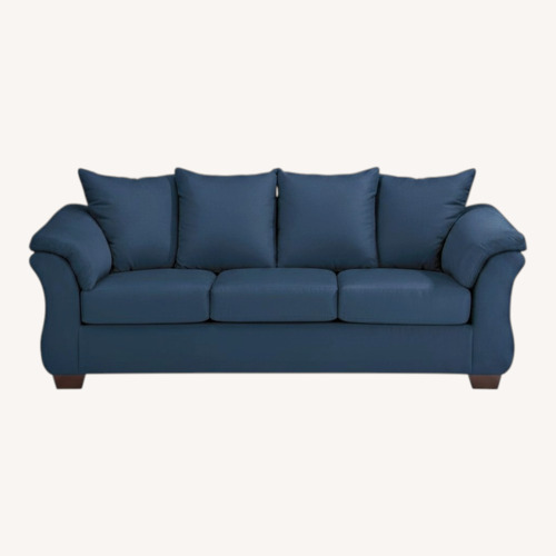 Used 3 Seater Suede Sofa for sale on AptDeco