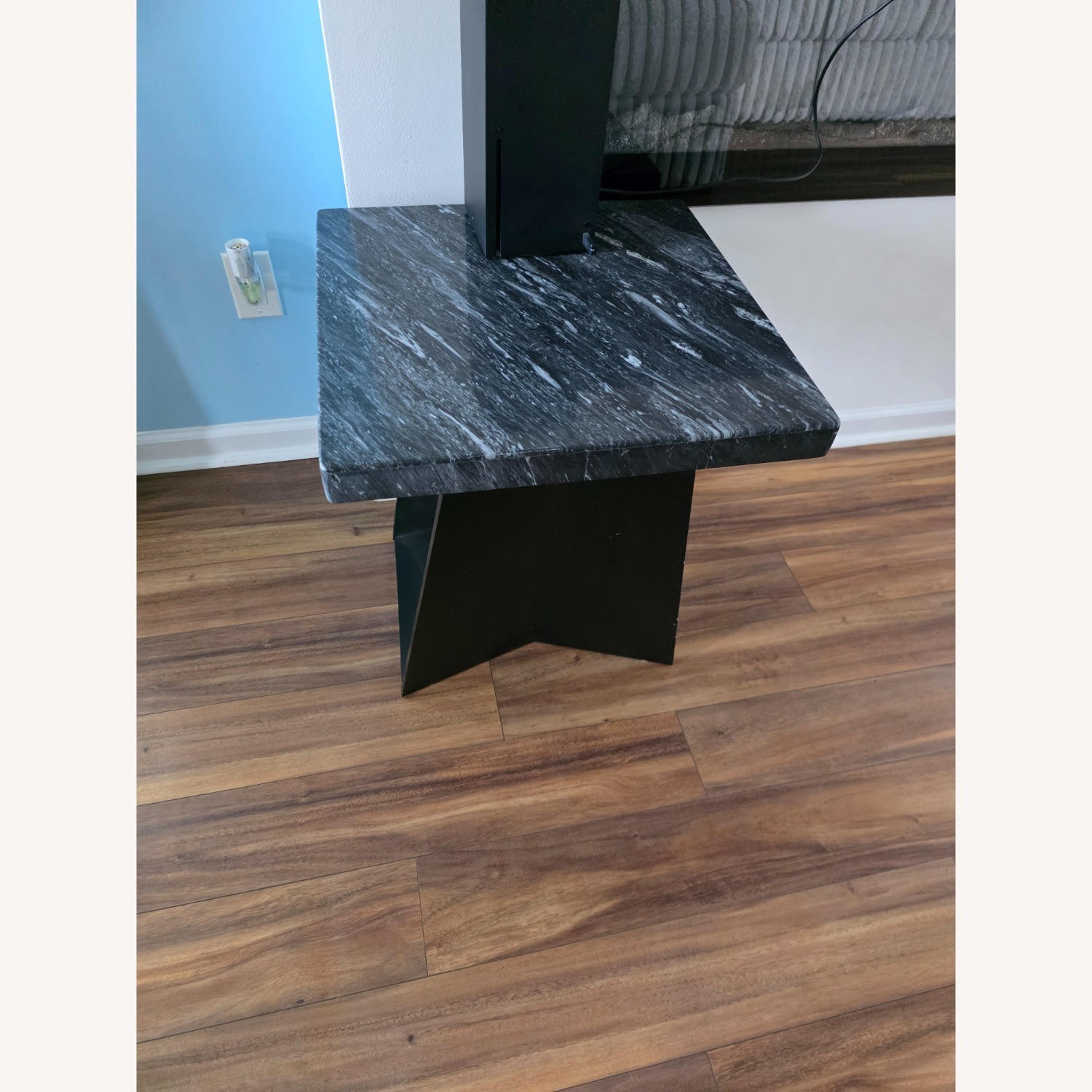 Mahal Black Marble Side Tables - image-3