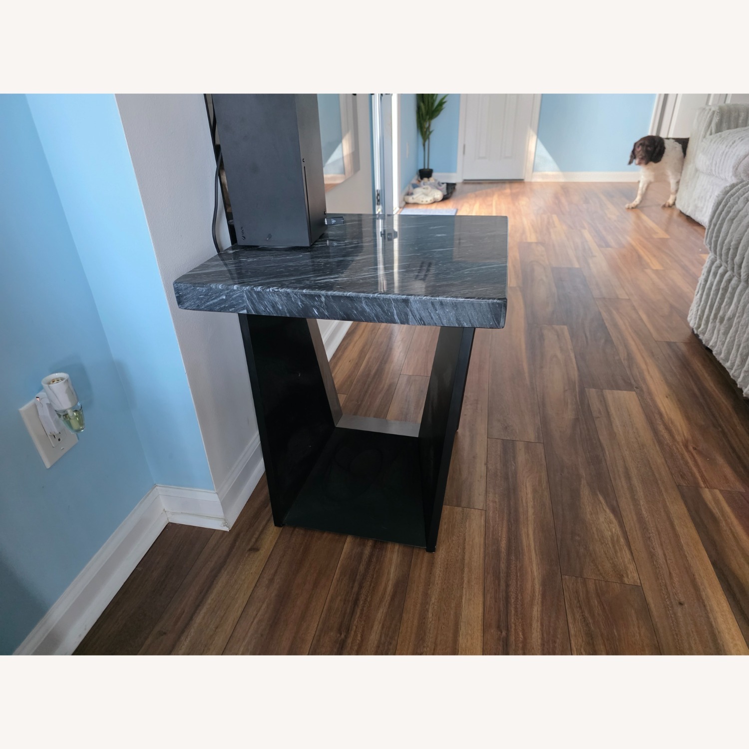 Mahal Black Marble Side Tables - image-2