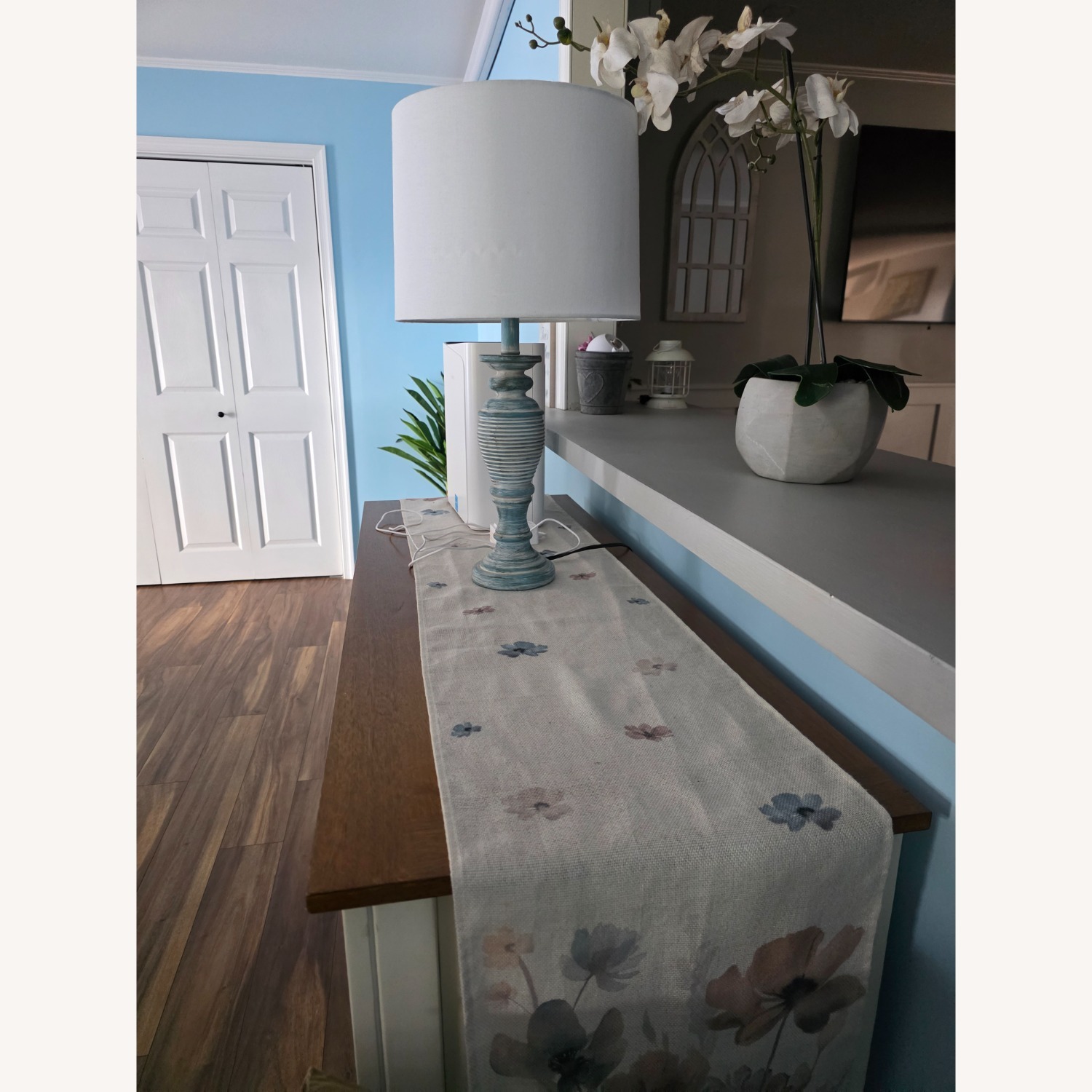 White Wood Sideboard - image-3