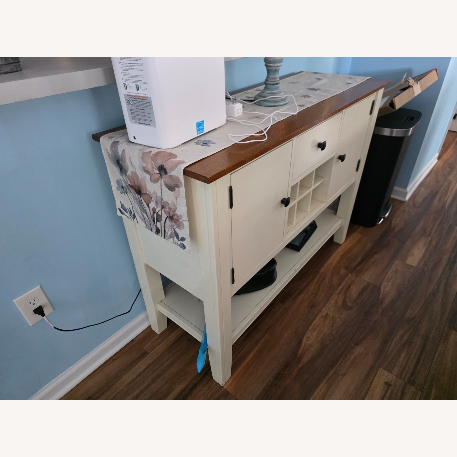 White Wood Sideboard - image-2