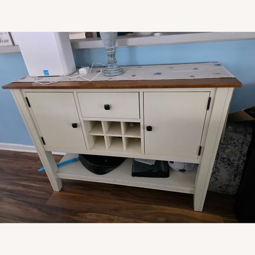 Used White Wood Sideboard for sale on AptDeco