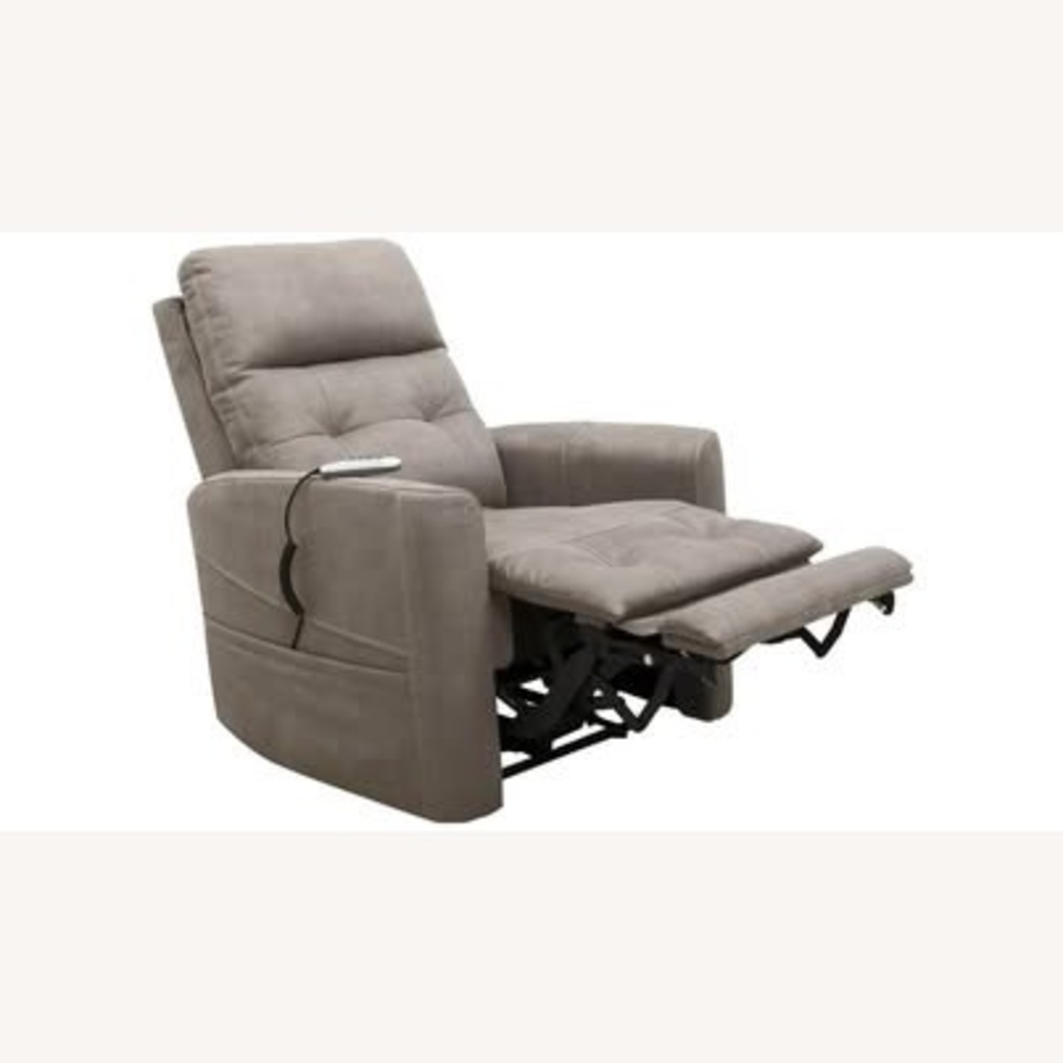 Raymour & Flanigan Laverne Microfiber Power Lift Recliner - image-4