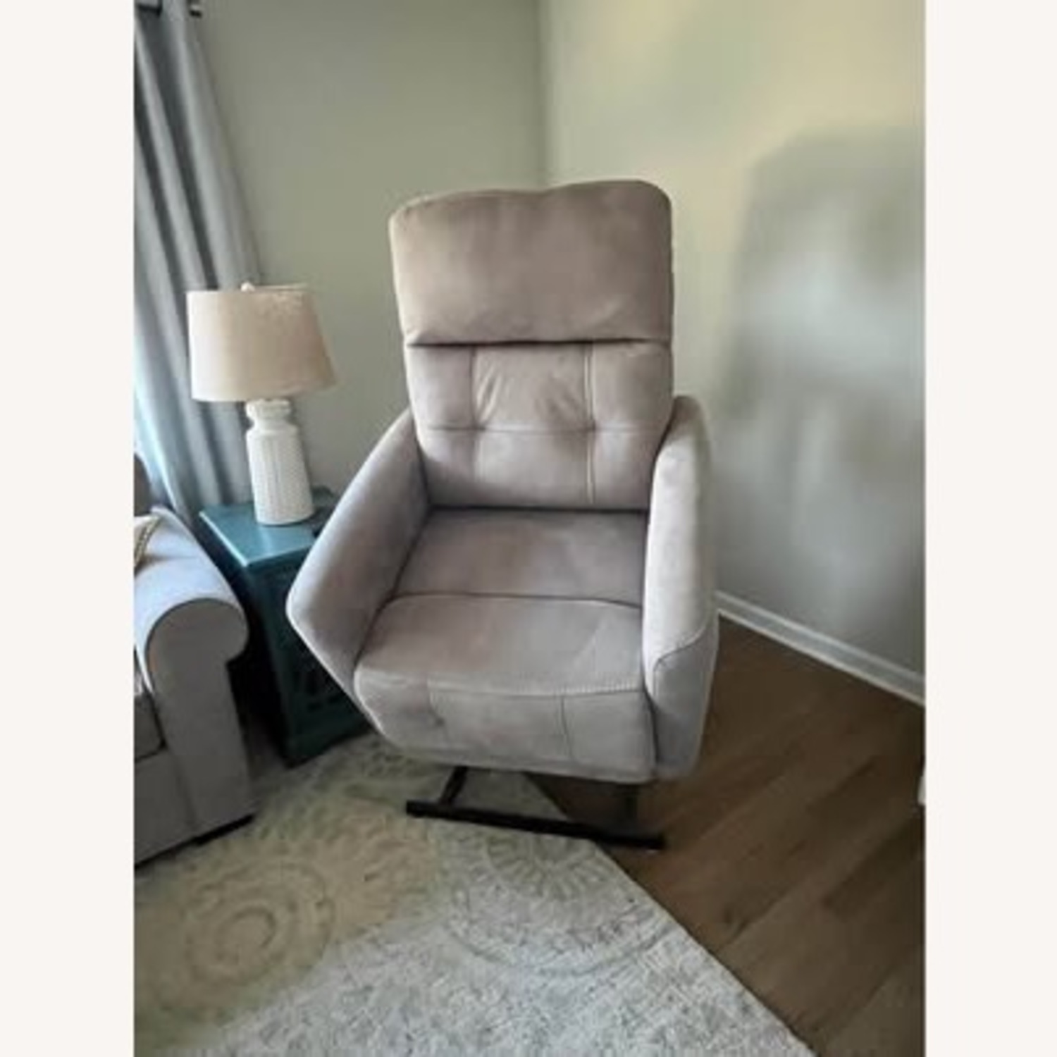 Raymour & Flanigan Laverne Microfiber Power Lift Recliner - image-7