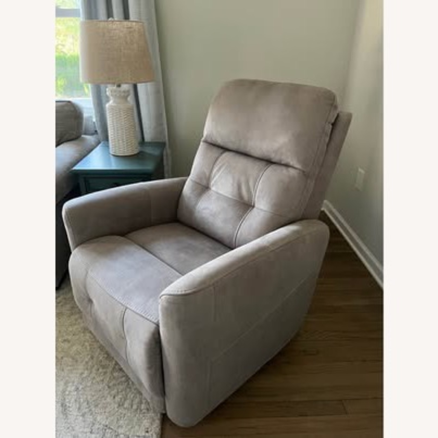 Raymour & Flanigan Laverne Microfiber Power Lift Recliner - image-9