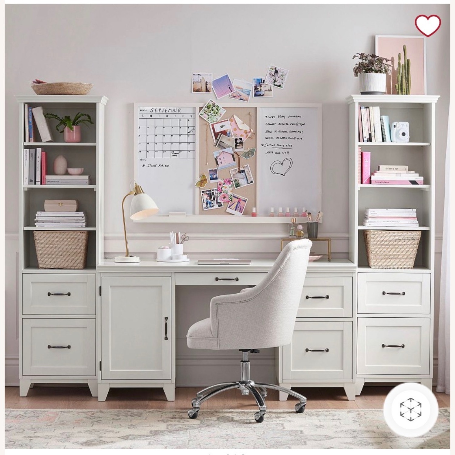 Pottery Barn Teen White Wall Shelf - image-4