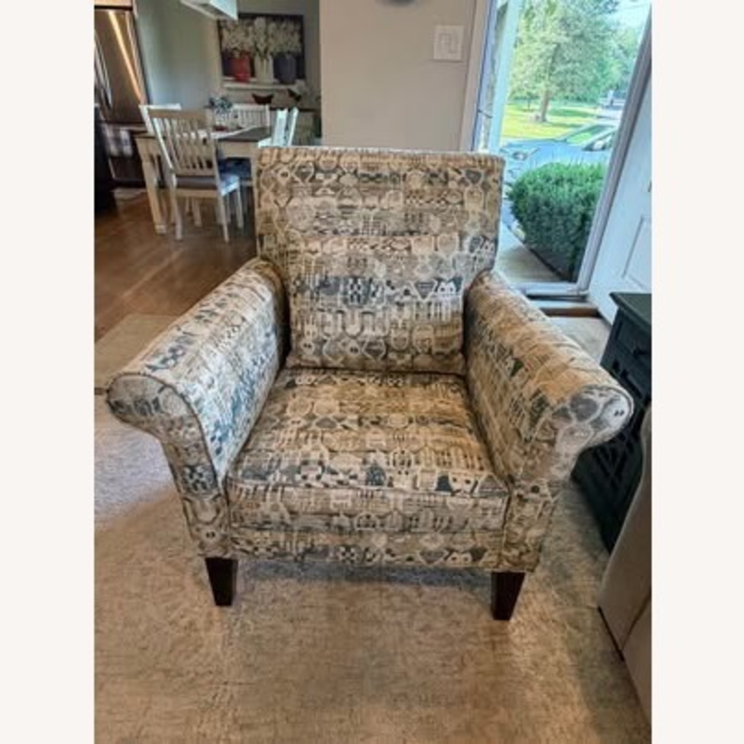 Raymour & Flanigan Fabric Accent Chair - image-1