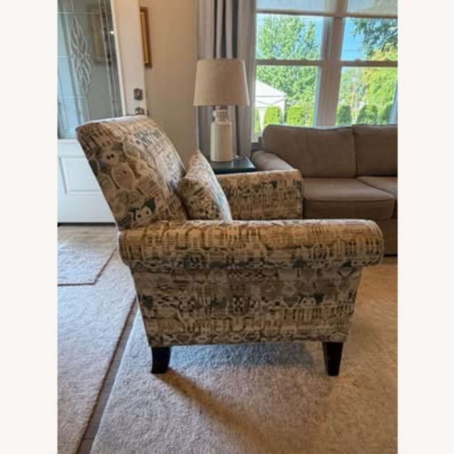 Raymour & Flanigan Fabric Accent Chair - image-2