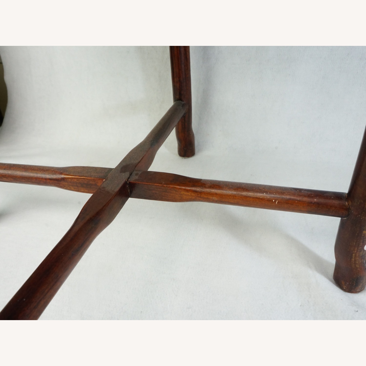 Chinese Rosewood Chair with Inlaid Mother of Pearl - image-7
