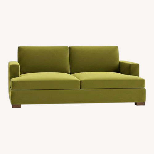 Used Joybird Anton Green Fabric Sleeper Sofa for sale on AptDeco
